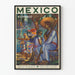 Vintage-Poster Xochimilco Mexiko - Künstlerische Wanddekoration