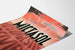 Vintage-Werbeplakat Mictasol mit dynamischer Schattenwirkung