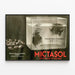 Vintage-Poster Mictasol Wanddekoration Medizin — gerahmtes Bild an der Wand
