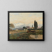Ritter antik in einer bergigen Landschaft - Émile-René Ménard — gerahmtes Bild an der Wand