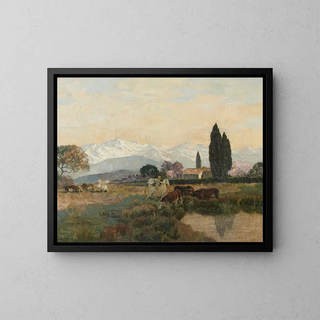 mileRen Mnard - Cavaliers antiques dans un paysage de montagne.webp