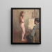 Mystische Malerei - Émile Friant — gerahmtes Bild an der Wand