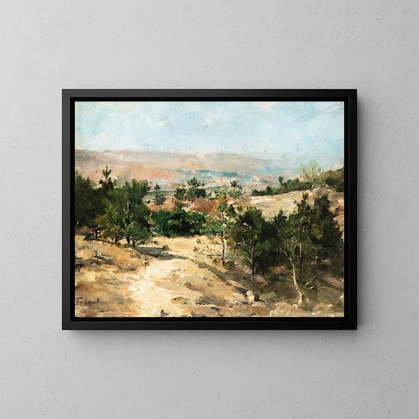 Pins sur le plateau de Malzville - Émile Friant — gerahmtes Bild an der Wand