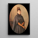 Portrait de Camille Majorelle fille d'Auguste sœur de Louis tante de Jacques - Émile Friant — gerahmtes Bild an der Wand