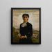 Portrait eines jungen Mädchens - Émile Friant — gerahmtes Bild an der Wand