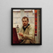 Selbstporträt - Émile Friant — gerahmtes Bild an der Wand