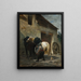 Schmiedehandwerker - Émile Jacque — gerahmtes Bild an der Wand