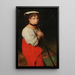 Bergère italienne - Émile Lévy — gerahmtes Bild an der Wand