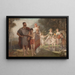 Die Familie - Émile Lévy — gerahmtes Bild an der Wand