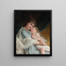Eine zarte Umarmung - Émile Munier — gerahmtes Bild an der Wand