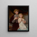 Gebet am Abend - Émile Munier — gerahmtes Bild an der Wand