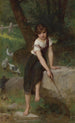 Die Gänsewärterin - Émile Munier — Ansicht des Kunstwerks
