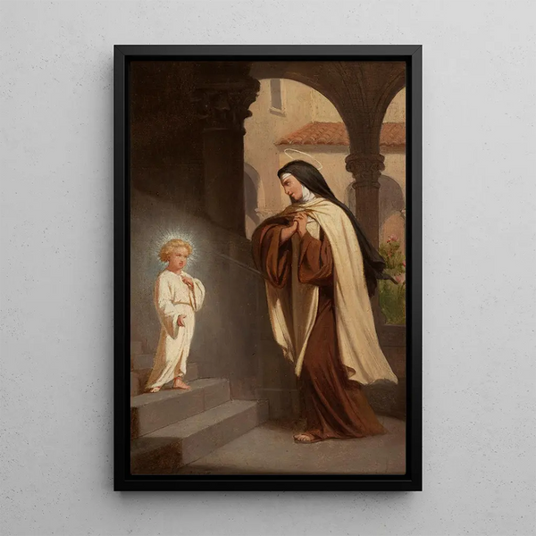 mile VernetLecomte - Jsus apparait sainte Thrse.webp