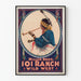 Vintage-Poster Miller Bros 101 Ranch Wild West zur Wanddekoration