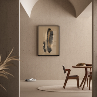 Tableau Bohème - Elegante Welle | Kunstdruck Wanddekoration Bild Plakat Kopie