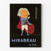 Vintage-Poster Mirabeau à Dit – Historische Wanddekoration