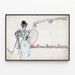 Vintage-Poster von Miss Frances Benjamin Johnston in Washington DC 1896 — gerahmtes Bild an der Wand