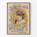 Vintage-Poster von Miss Margaret Mather unter der Leitung von J.M. Hill