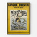 Poster Cirque d'Hiver Miss Paula, Krokodil- und Schlangenbändigerin