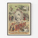 Vintage-Poster Mlle Duparc Wanddekoration Retro