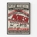 Yiddish-Theater-Poster Monesh - Vintage-Wanddekoration