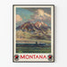 Vintage-Poster Berg Montana Northern Pacific