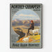 Vintage-Poster Monthey Champery Aigle Ollon Wallis Schweiz