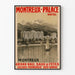Vintage-Poster Montreux Palace Hotel Wanddekoration