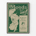 Vintage Wanddekoration Poster Moods - Kunstdruck in Grün und Beige