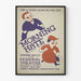 Vintage-Poster „Morning Hate“ für Wanddekoration im Theater