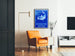 Vintage-Poster Morruhéine Juncken - Wanddekoration Blau Fisch