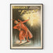 Vintage-Poster Morrison's Faust mit Figur in rotem Kostüm und leuchtendem Kreuz