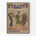 Vintage-Poster Déjazet Mossieu le Maire – Altsassische Wanddekoration