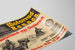 Vintage-Poster Rennkurs Motorrad Deutschland gegen Österreich 1936 — Ansicht des Kunstwerks