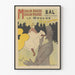 Vintage-Poster Moulin Rouge La Goulue - Künstlerische Wanddekoration
