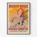 Vintage-Poster Moulin Rouge Paris Cancan-Showabend