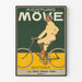 Vintage-Poster Vélo Move – Retro-Wanddekoration