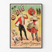 Vintage Wanddekoration Poster Mr & Mme St-Dié Duettisten Superchic