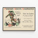 Vintage-Poster Münchner Neueste Nachrichten 1910 – Festliche Wanddekoration — gerahmtes Bild an der Wand