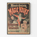 Vintage-Poster Musée Grévin Schwarze Magie – Originelle Wanddekoration