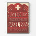 Vintage-Poster Mustermesse Basel 1926 Wanddekoration Retro Schweiz