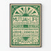 Vintage-Poster Mutual Life Lijfrente Amsterdam 1898