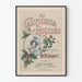 Vintage-Poster My California Rosebud, Blumendekoration für die Wand