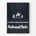Vintage-Poster Mystery Veils The Desert Nationalparks