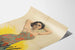 Vintage-Poster Nangita Frau im Blumenkleid im Art-déco-Stil