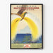 Vintage-Poster Nanyo Yusen Kaisha - Maritime Wanddekoration und Exotischer Vogel