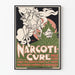Vintage-Poster Narcoti Cure gegen das Rauchen