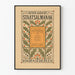 Vintage-Poster Niederländischer Almanach 1901 Wanddekoration