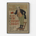 Vintage-Poster Nelson's New Century Library - Literarische Wanddekoration