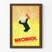 Vintage-Poster Neobiol gegen Haarausfall